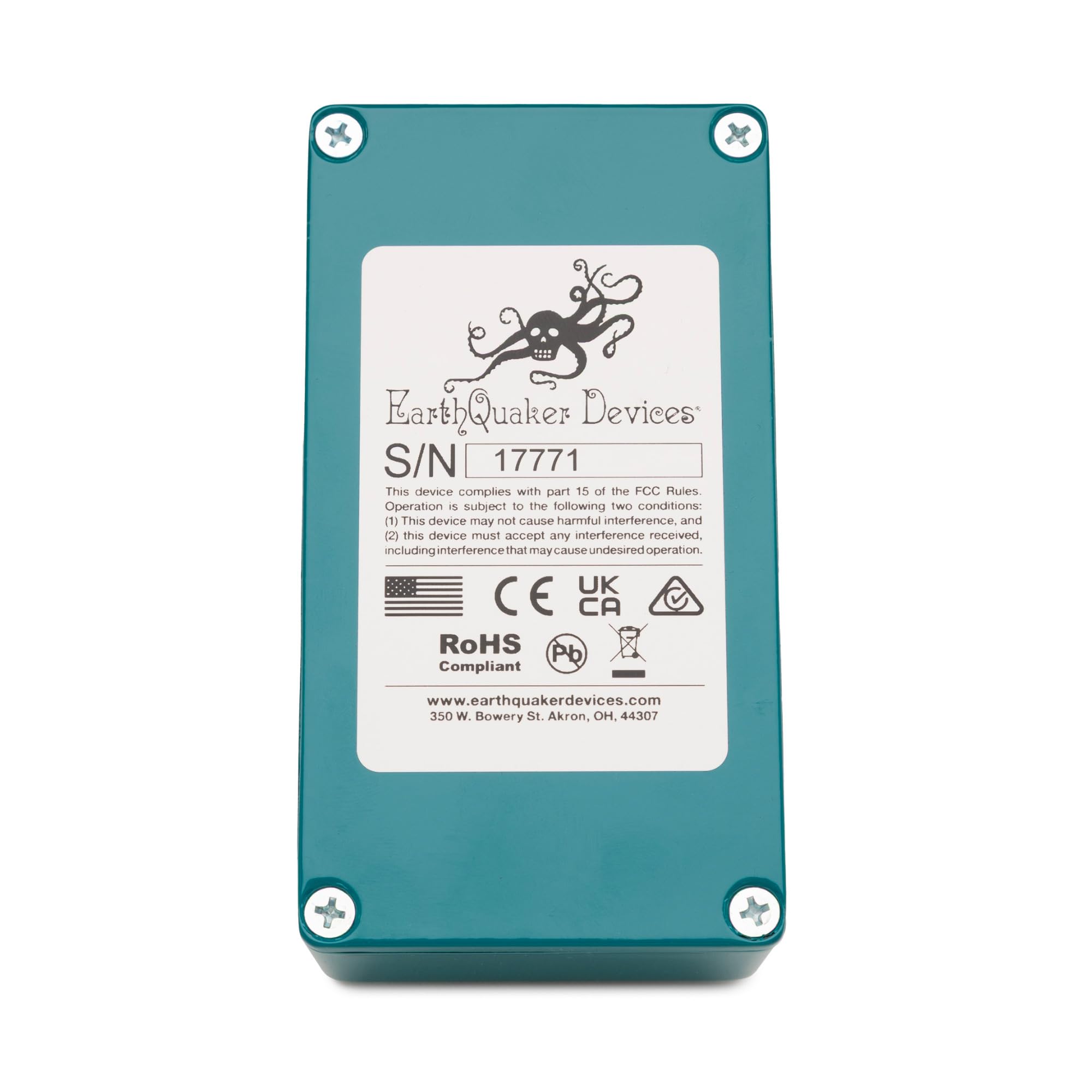 【EarthQuaker Devices】 Hoof EarthQuaker Devices Hoof Reaper V2 Dual Octave Fuzz Guitar